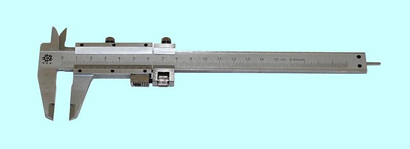 Штангенциркуль 0 - 150 ШЦ-I (0,02) с устройством точной установки рамки, с глубиномером "TLX" — фото товара
