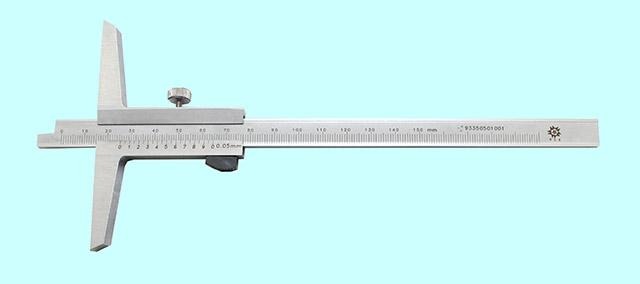 Штангенглубиномер 0- 150мм ШГ-150, цена деления 0.05, моноблок "TLX" (210-520C) — фото товара