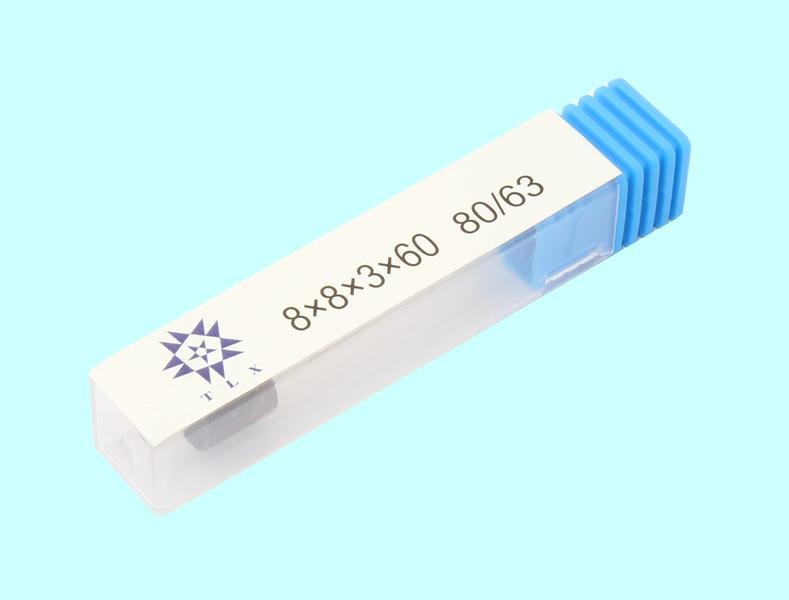Головка алмазная цилиндрическая d 8,0х 3х 8х60мм AW(ГЦ) SSD-2(АС4) 80/63 100% В2-01 с хвостовиком "TLX" — фото товара