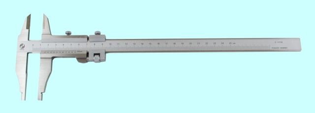 Штангенциркуль 0 - 250 ШЦ-II (0,05) моноблок с устройством точной установки рамки "CNIC" (Шан 148-530S) нерж. сталь — фото товара