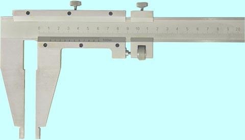 Штангенциркуль 0 - 400 ШЦ-III (0,02) с устройством точной установки рамки H-100мм "TLX" (HV190С-202) — фото товара