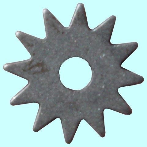 Шарошка d 50х2,0х14 (звездочка) сталь 65Г закаленная, твердость 60-65HRC, острозубая Z=18 — фото товара