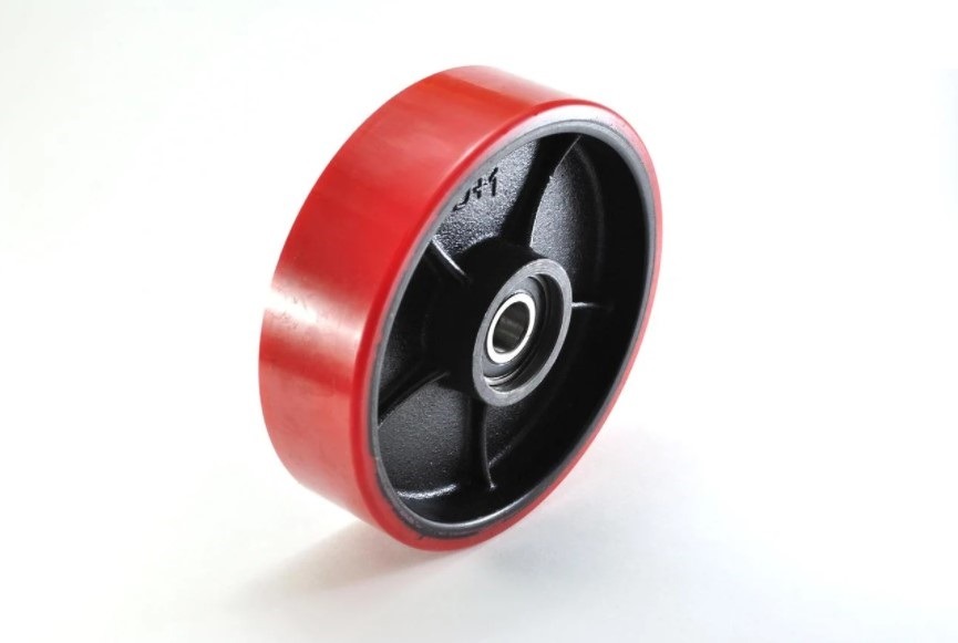 Колесо полиуретан 50х70 с подшипником для BFL15/BFWL (Ф50mm/Iron core PU wheel 21312000116) — фото товара