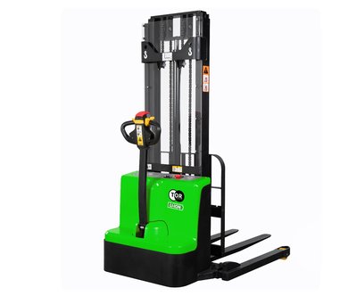 Штабелер самоходный 1,5 т 2,0 м TOR WSS15H-2000SC PRO Li-ion 24/60 В/Ач раздвижные вилы, опоры — фото товара