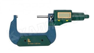 Микрометр Гладкий МК- 75   50- 75 мм (0,001) электронный "Калиброн" (ГРСИ №77303-20) — фото товара