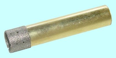 Сверло d10,5(10,0) трубчатое перфорированное с алмазным напылением АС20 125/100 2-слойн. 1,28кар — фото товара