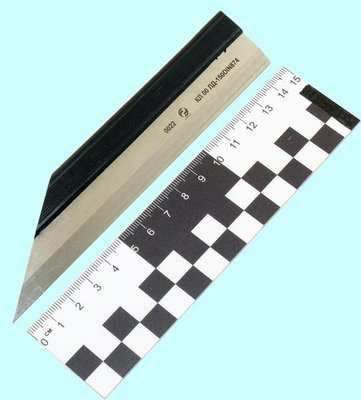 Линейка Лекальная тип ЛД- 150*30° кл.точн.00 с двухсторонним скосом ножевидной формы DIN874 "CNIC" — фото товара