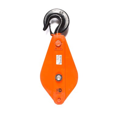 Блок монтажный двухрольный с крюком TOR 10 т — фото товара