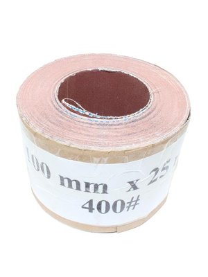 Шлифшкурка Бобина М40 (P400) 14А на тканевой основе, водостойкая (бобина 0,100х25метров) "CNIC" — фото товара
