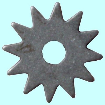 Шарошка d 50х2,0х14 (звездочка) сталь 65Г закаленная, твердость 60-65HRC, острозубая Z=18 — фото товара